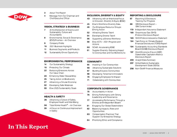 ESG Report | Dow - Page 2