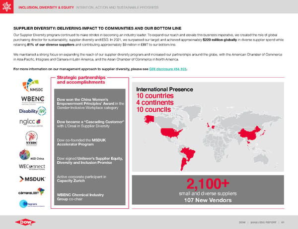 ESG Report | Dow - Page 61