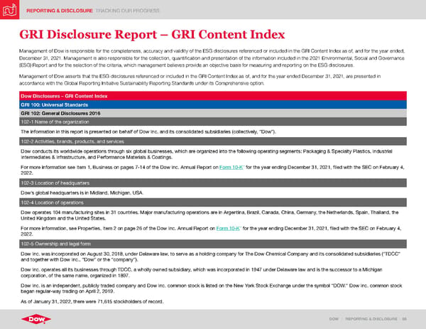 ESG Report | Dow - Page 88